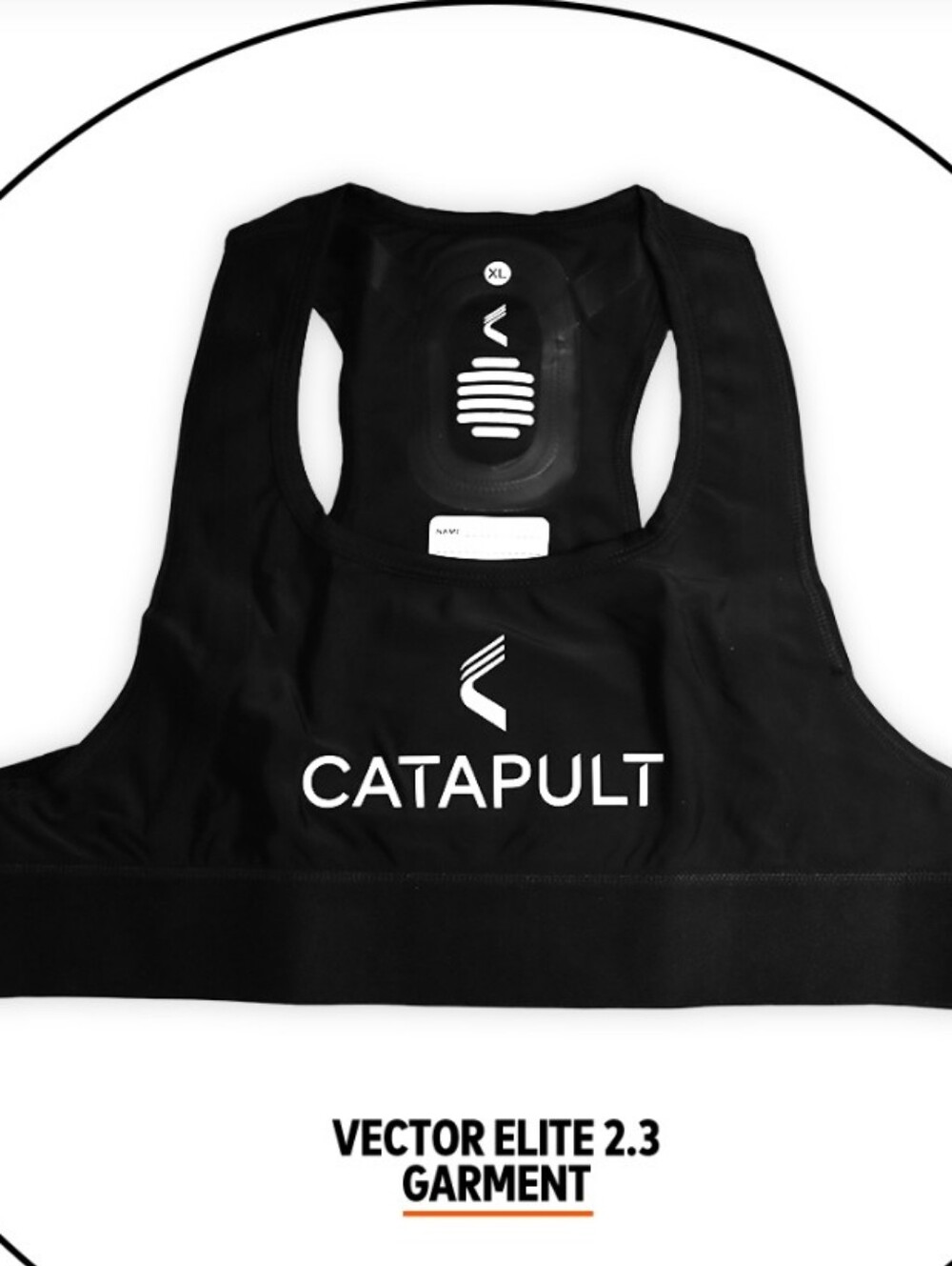Catapult Vector Core +HR Vest Athletic Vest in Black NWT